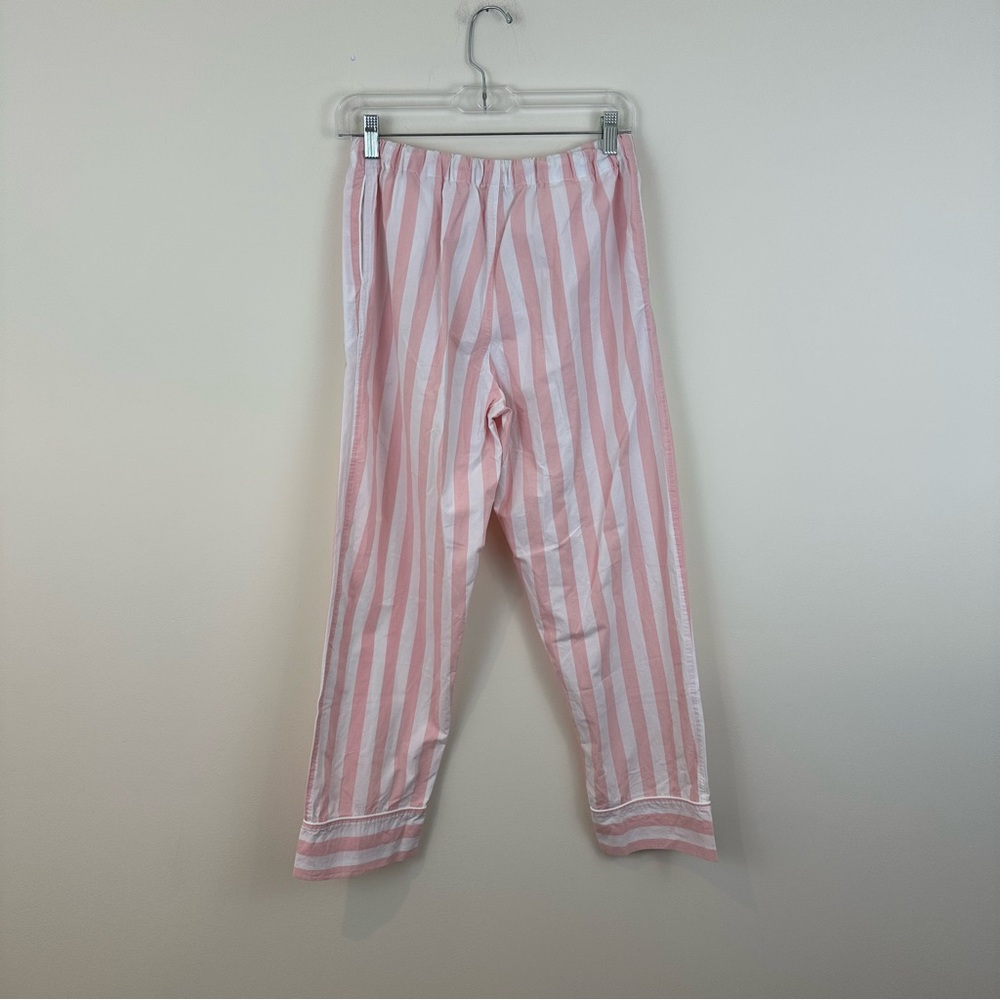 Serena & Lily Pink and White Striped Lounge Pants Size Small - Picture 3 of 3
